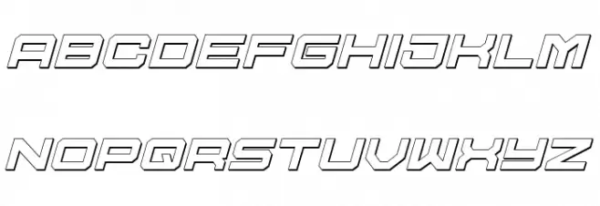 U.S.S. Dallas Outline Italic  
