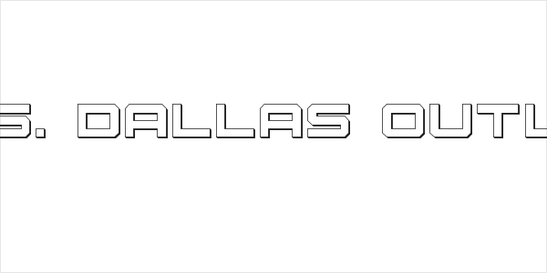 U.S.S. Dallas Outline Logo