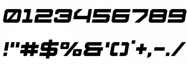 U.S.S. Dallas Semi-Italic Font OTHER CHARS