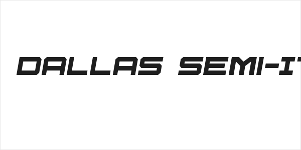 U.S.S. Dallas Semi-Italic Logo