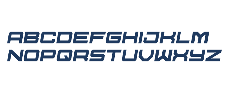 U.S.S. Dallas Semi-Italic Lowercase