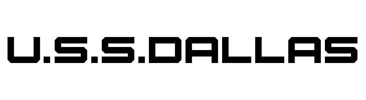 U.S.S. Dallas  Free Fonts Download