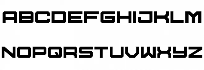 U.S.S. Dallas फ़ॉन्ट लोअरकेस