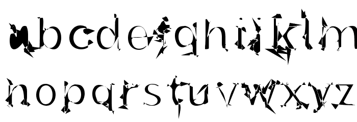 u26fog Font LOWERCASE