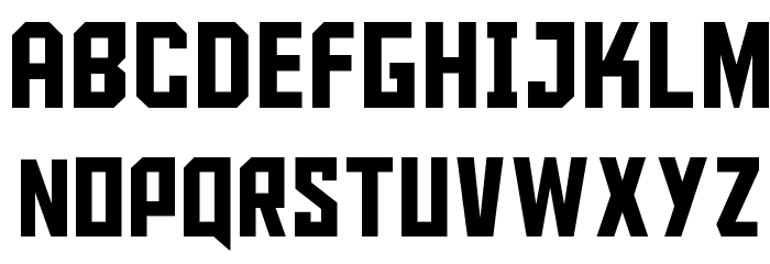 UA Cadet Font LOWERCASE