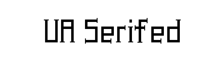 UA Serifed  لخطوط تنزيل