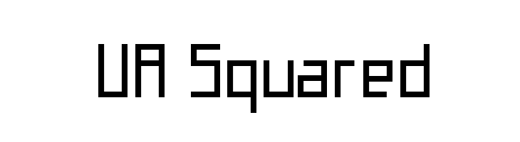 UA Squared  Descarca Fonturi Gratis