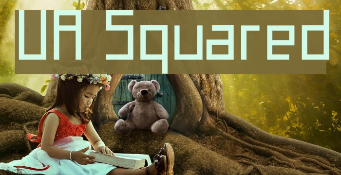 UA Squared Font examples