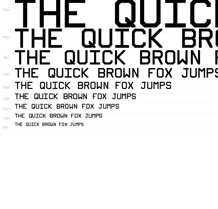 UAV OSD Sans Mono Waterfall