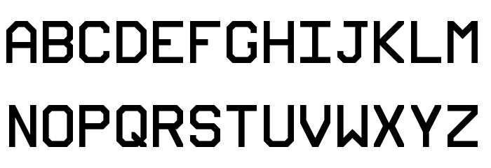 UAV OSD Sans Mono Font LOWERCASE