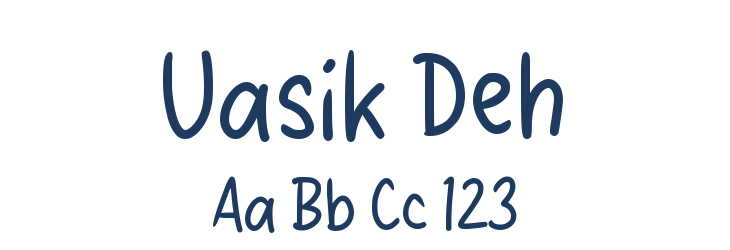 Uasik Deh Font Preview