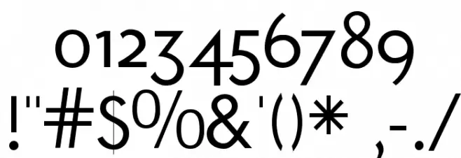 Ubahn-Light Font OTHER CHARS