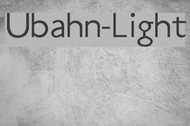 Ubahn-Light  examples