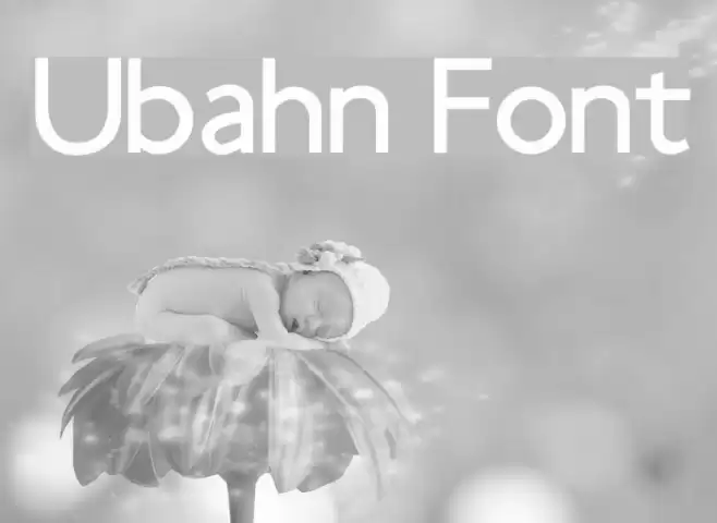 Ubahn Шрифта examples