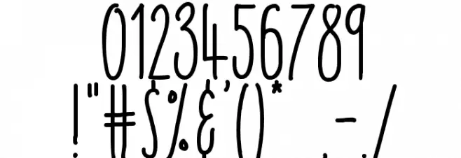 Uberfriends Font OTHER CHARS