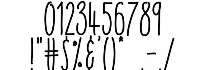 Uberfriends Font OTHER CHARS