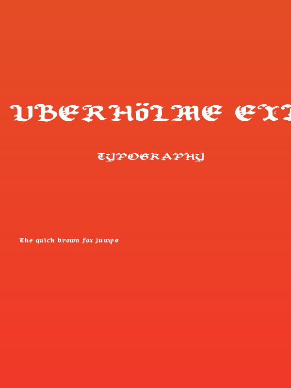 Uberhölme Expanded Poster