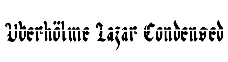 Uberhölme Lazar Condensed  baixar fontes gratis