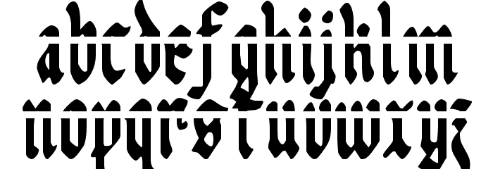 Uberhölme Lazar Condensed Font LOWERCASE