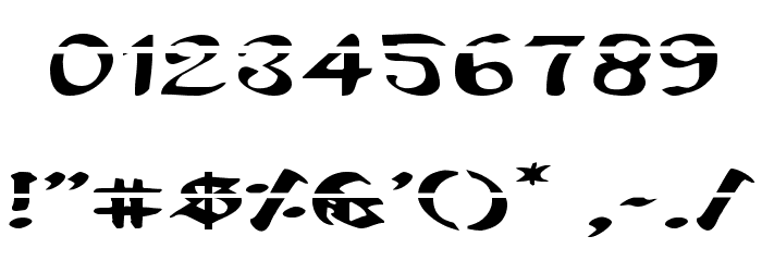 Uberhölme Lazar Expanded フォント その他の文字