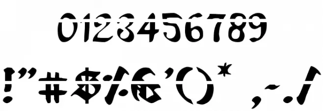 Uberhölme Lazar Font OTHER CHARS