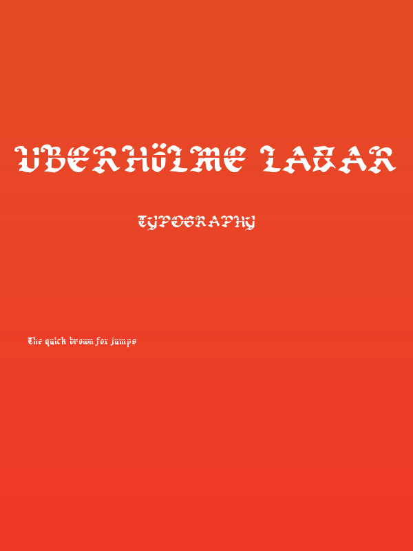 Uberhölme Lazar Poster