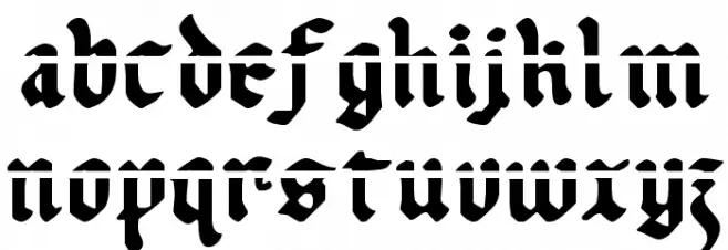 Uberhölme Lazar Caratteri MINUSCOLO