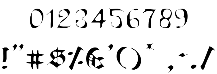 Uberhölme Light Font OTHER CHARS
