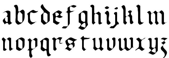 Uberhölme Light Font LOWERCASE