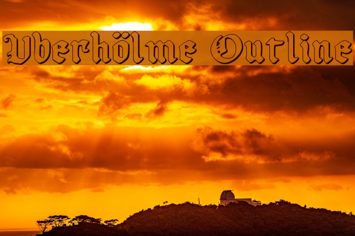 Uberhölme Outline Polices examples