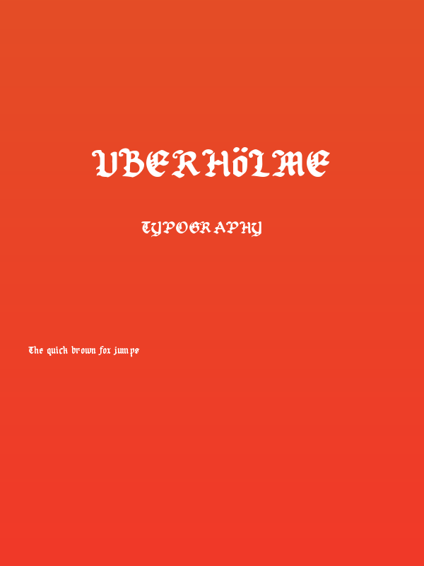 Uberhölme Poster