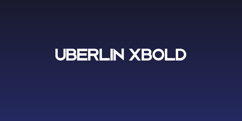 Uberlin XBold Social Header