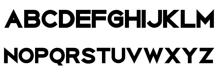 Uberlin XBold Font LOWERCASE