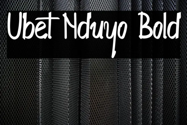 Ubet Nduyo Bold Example 1