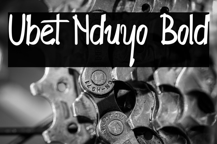 Ubet Nduyo Bold Example 2