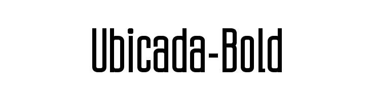 Ubicada-Bold  font caratteri gratis