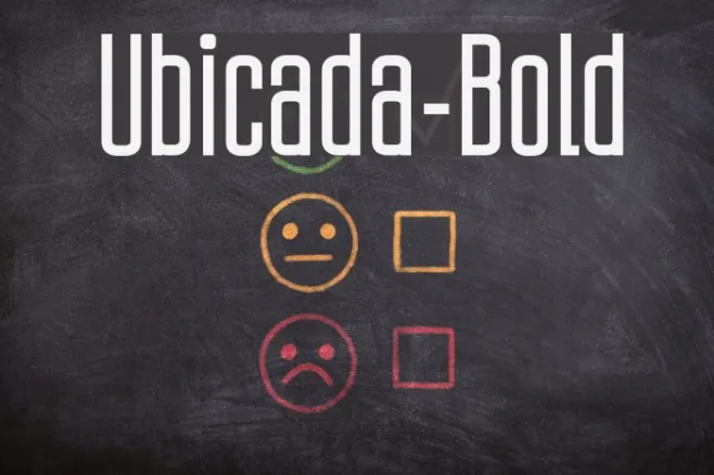 Ubicada-Bold Example 1