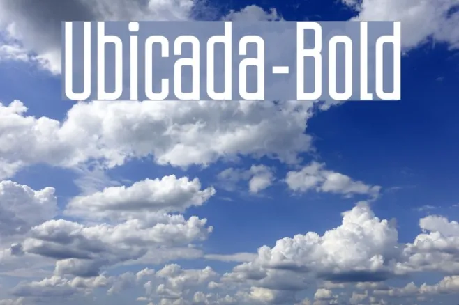 Ubicada-Bold Example 2