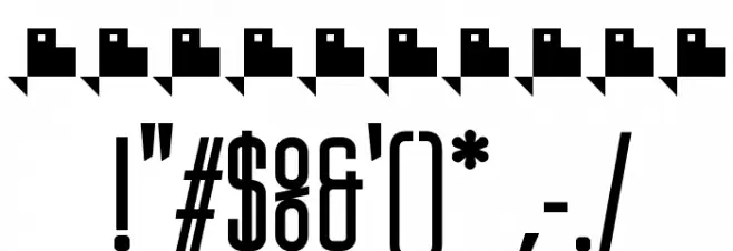 Ubicada Pro Bold Font OTHER CHARS