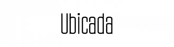 Ubicada  font caratteri gratis