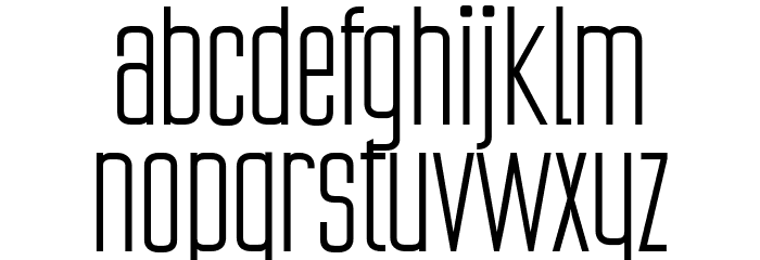 Ubicada Font LOWERCASE
