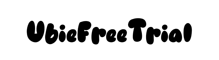 Ubie Free Trial  Frei Schriftart Herunterladen
