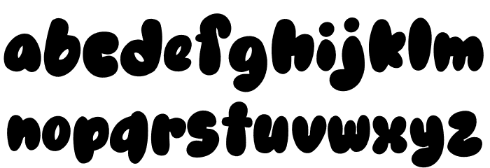 Ubie Free Trial Font LOWERCASE
