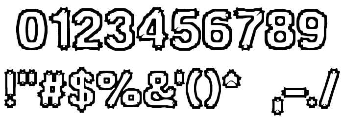 Ubiquity BRK Font OTHER CHARS