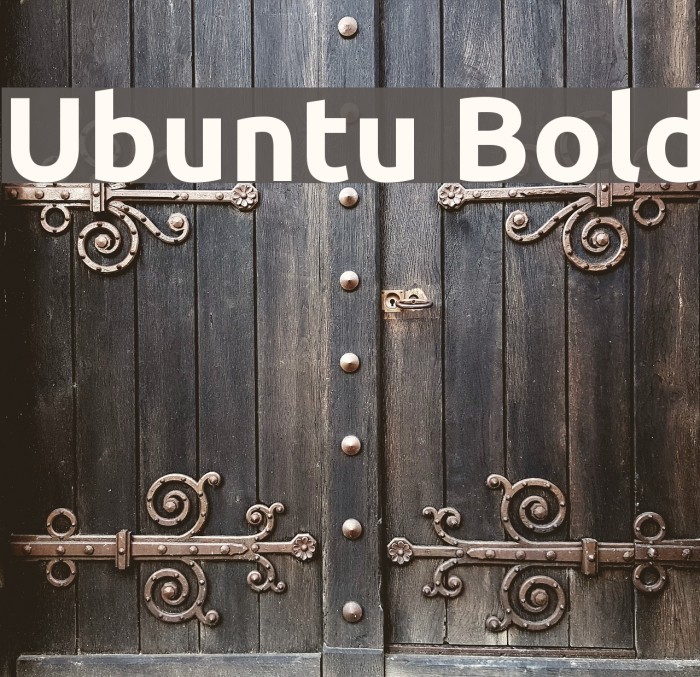 Ubuntu Bold Font examples