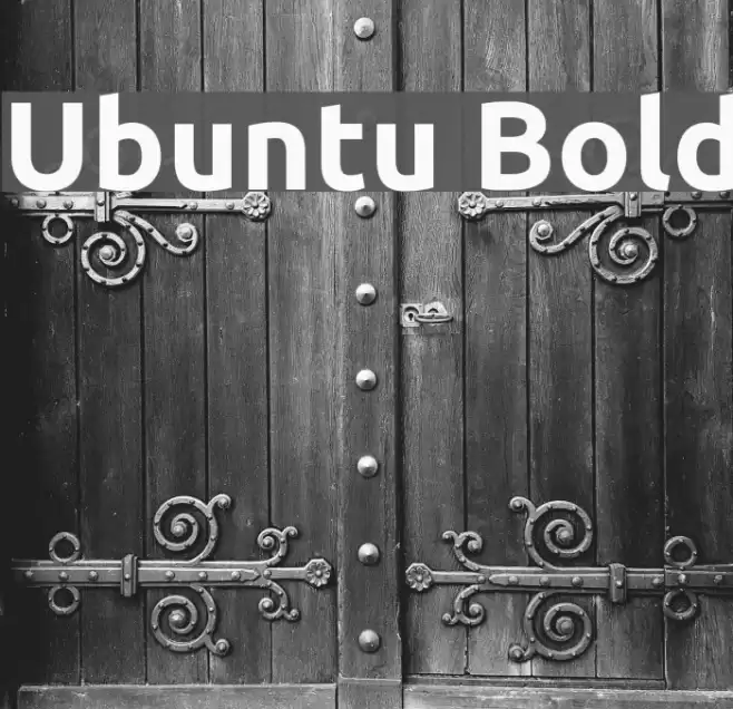 Ubuntu Bold フォント examples