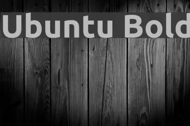 Ubuntu Bold フォント examples