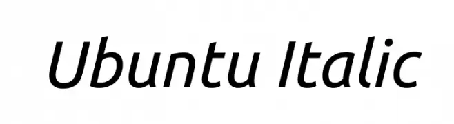 Ubuntu Italic  Frei Schriftart Herunterladen