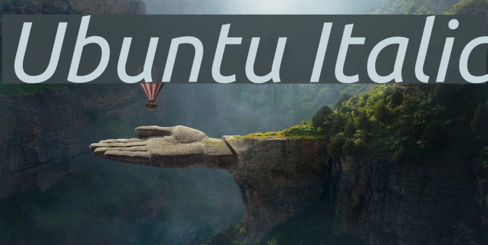 Ubuntu Italic Font examples