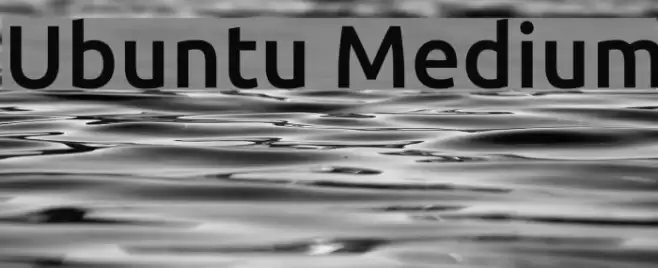 Ubuntu Medium Font examples